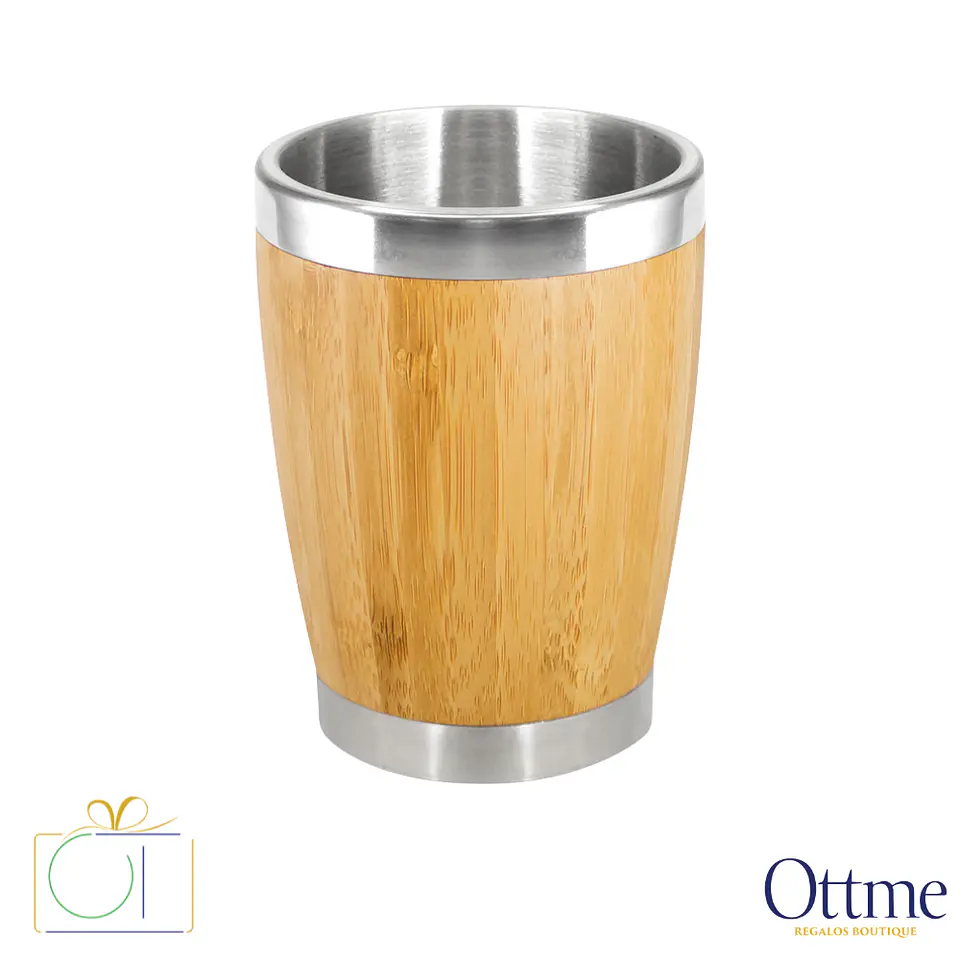 Vaso de Bamboo 350cc Personalizable 1