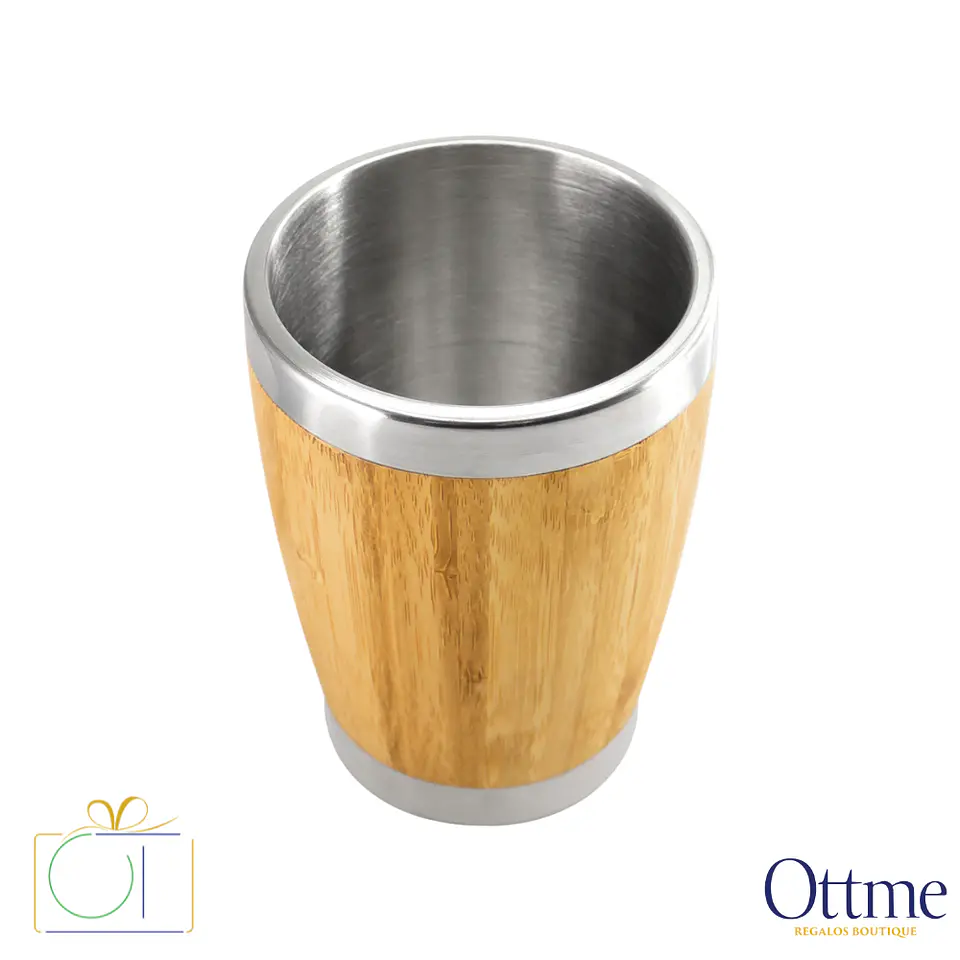 Vaso de Bamboo 350cc Personalizable 2