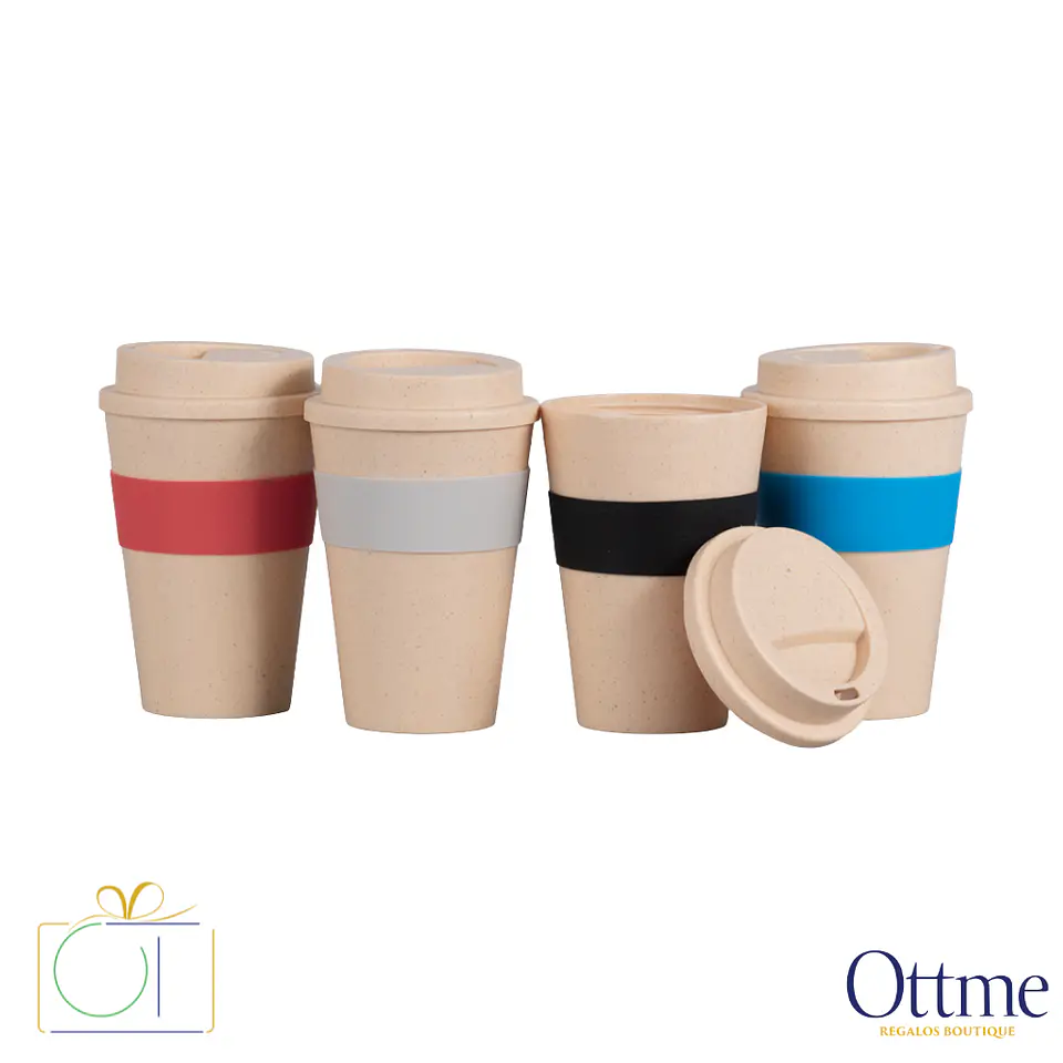 Mug Eco Cup Wheat Straw 355cc Personalizable 1