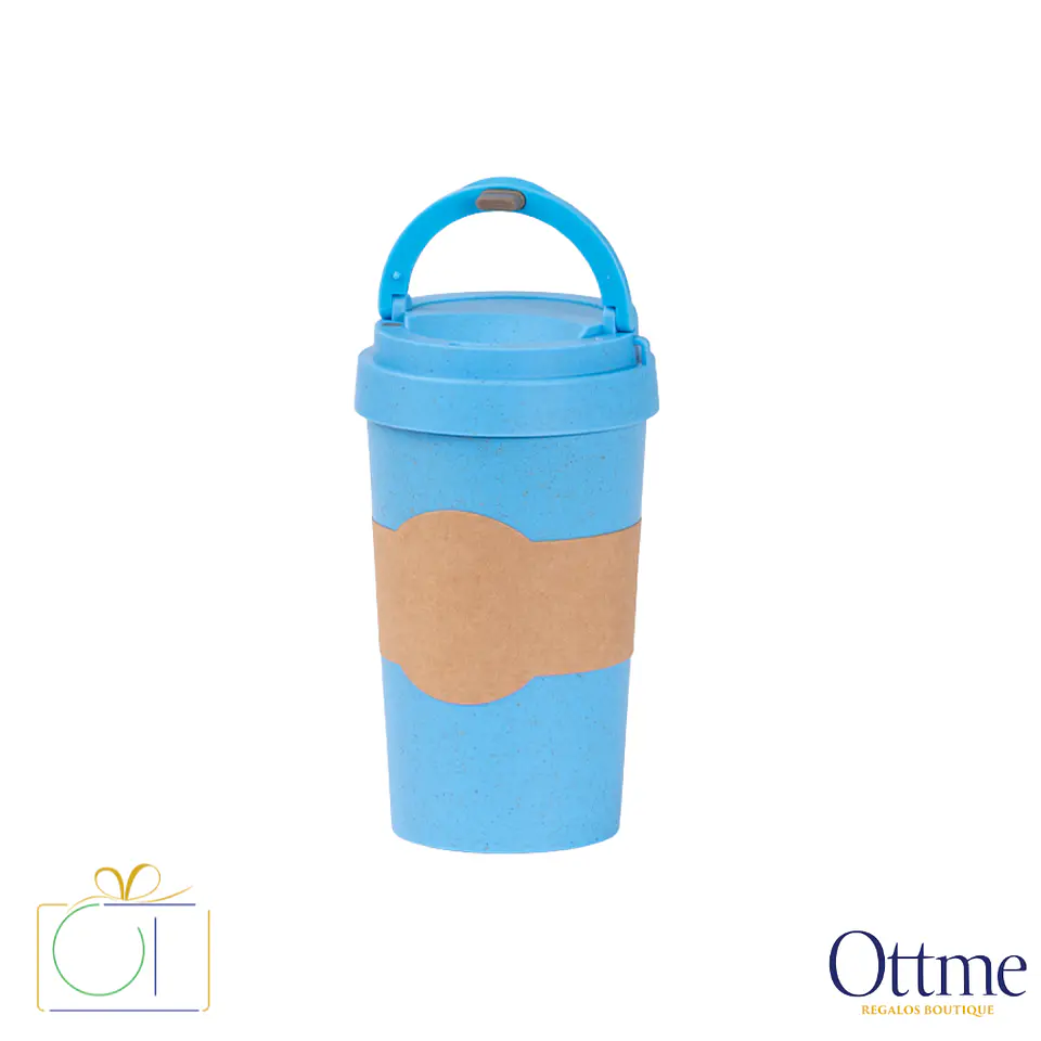 Mug Térmico Eco Cup Color Wheat 360cc Personalizable 2