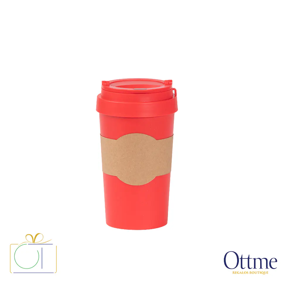 Mug Térmico Eco Cup Color Wheat 360cc Personalizable 4