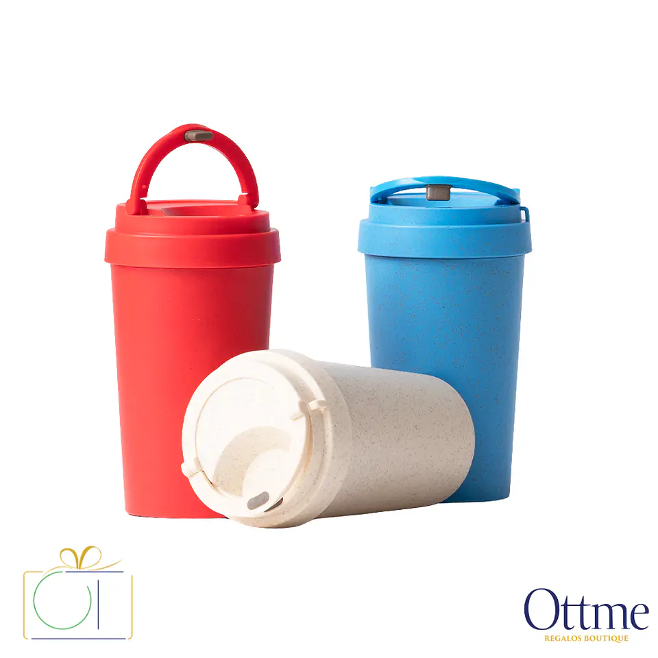 Mug Térmico Eco Cup Color Wheat 360cc Personalizable 1