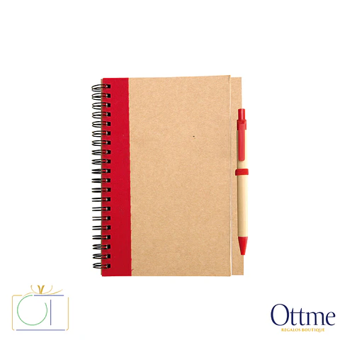 Cuaderno Ecológico con Bolígrafo Personalizable