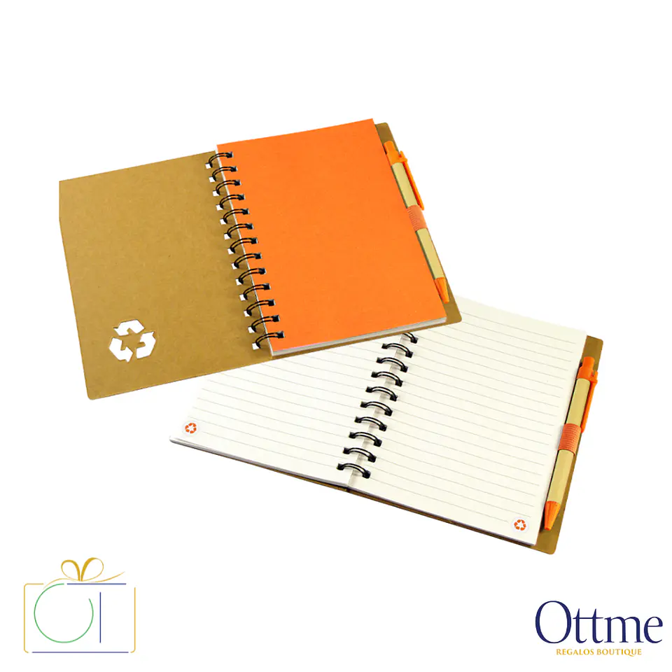 Cuaderno Ecológico Tapa Dura Lineado Personalizable 3