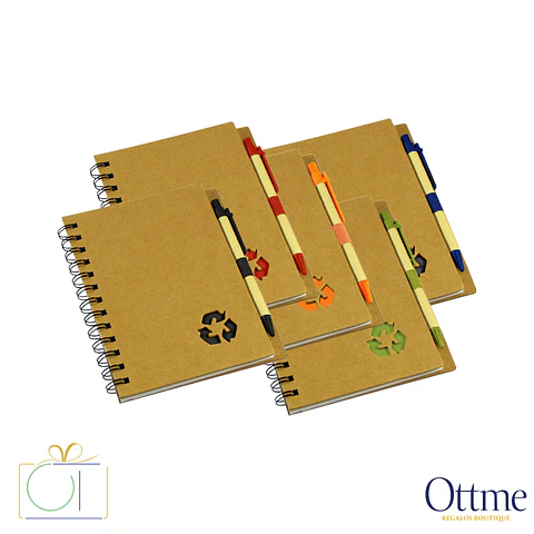 Cuaderno Ecológico Tapa Dura Lineado Personalizable