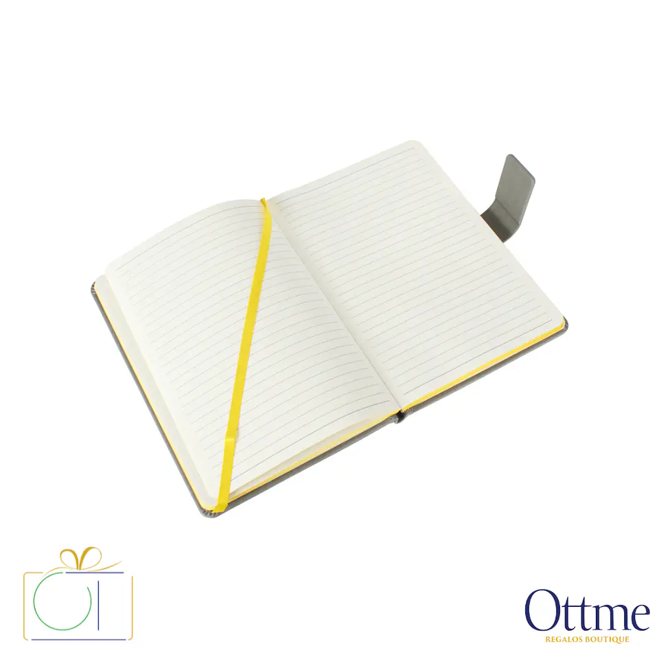 Cuaderno Gris Cierre Imantado A5 Personalizable 2