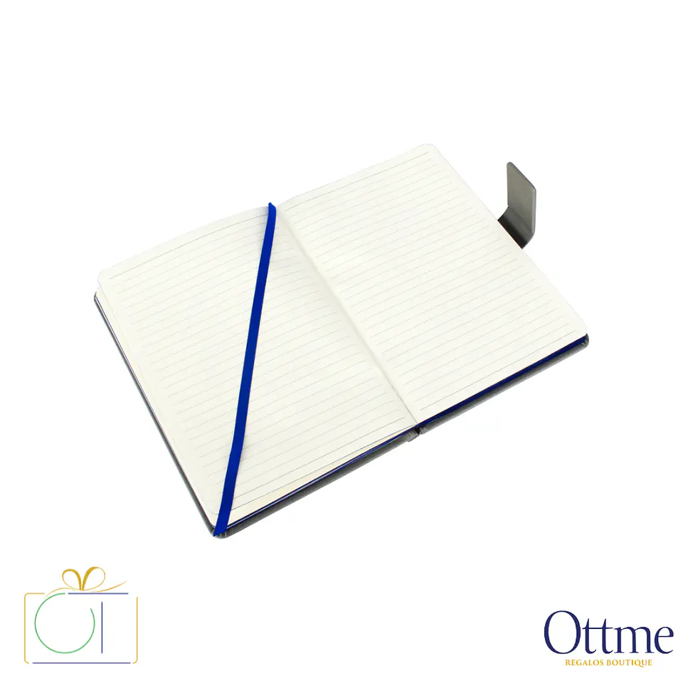 Cuaderno Gris Cierre Imantado A5 Personalizable 3
