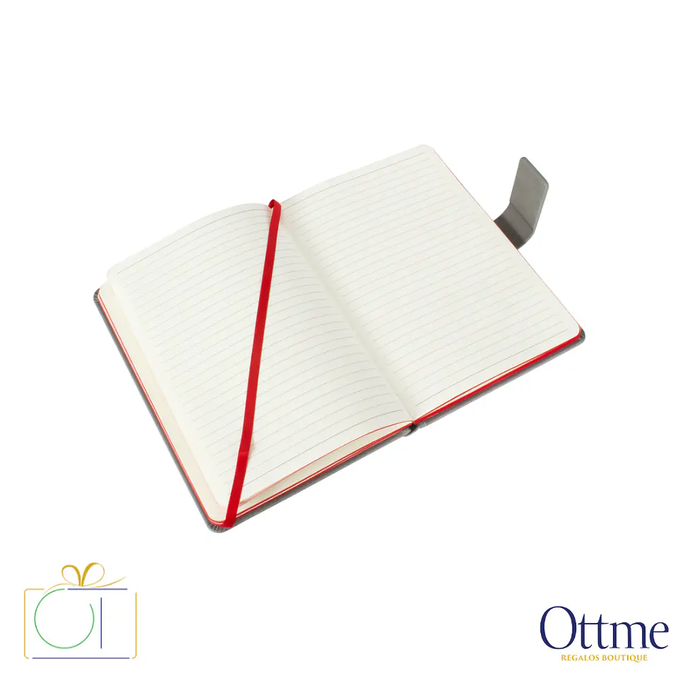 Cuaderno Gris Cierre Imantado A5 Personalizable 5