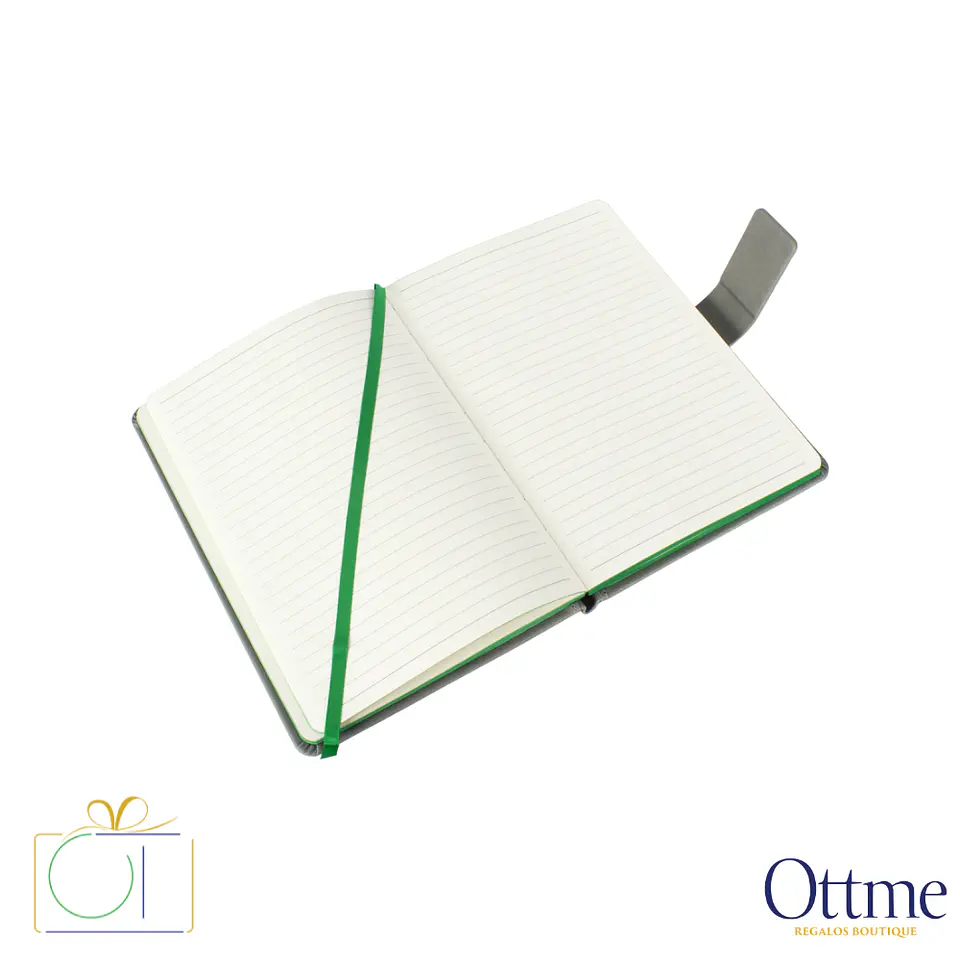 Cuaderno Gris Cierre Imantado A5 Personalizable 6