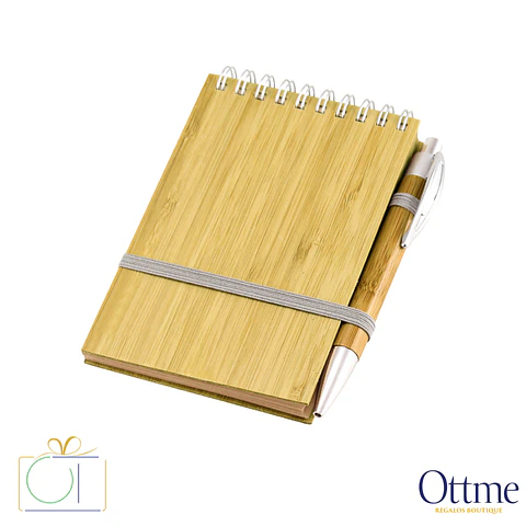 Libreta de Bamboo Personalizable