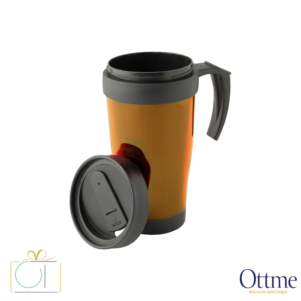Mug Térmico Plástico 400cc Personalizable 4