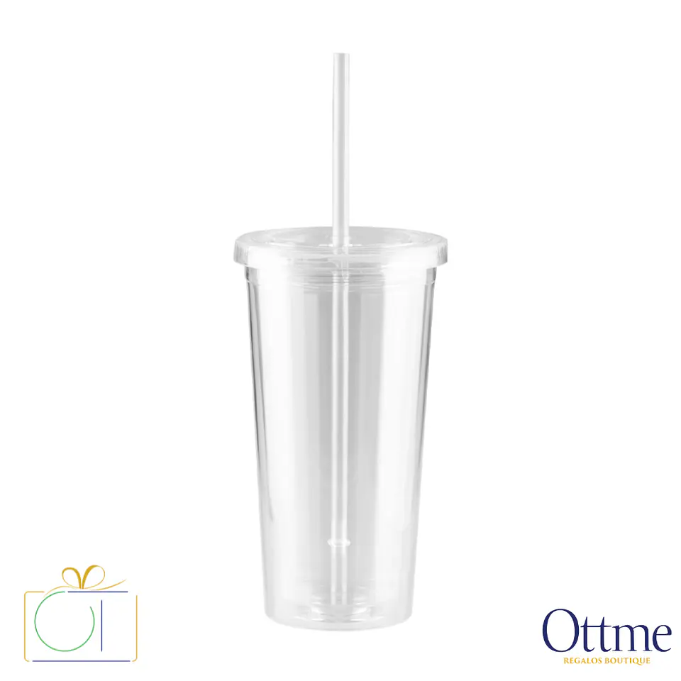 Vaso Plástico Doble Pared 600cc Personalizable 1