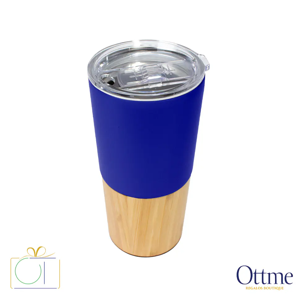 Mug Metálico Bamboo AURUS 500cc Personalizable 2
