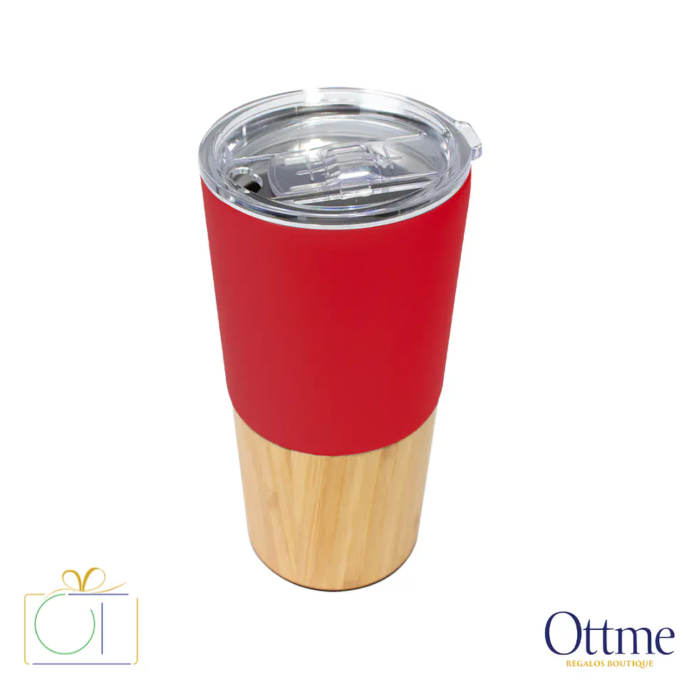 Mug Metálico Bamboo AURUS 500cc Personalizable 6