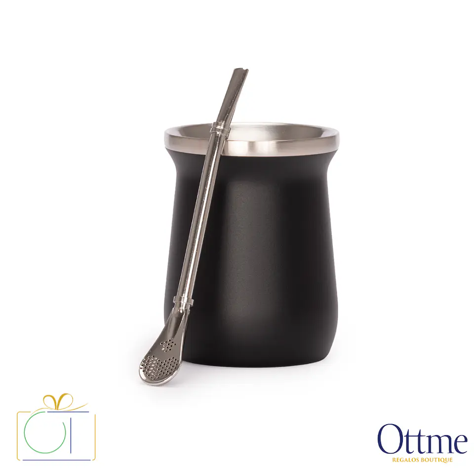 Vaso Térmico MATE 300cc con Bombilla Personalizable 3
