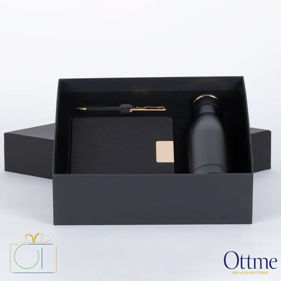 Set de Regalo EPIC Negro con Detalles Dorados Personalizable 2