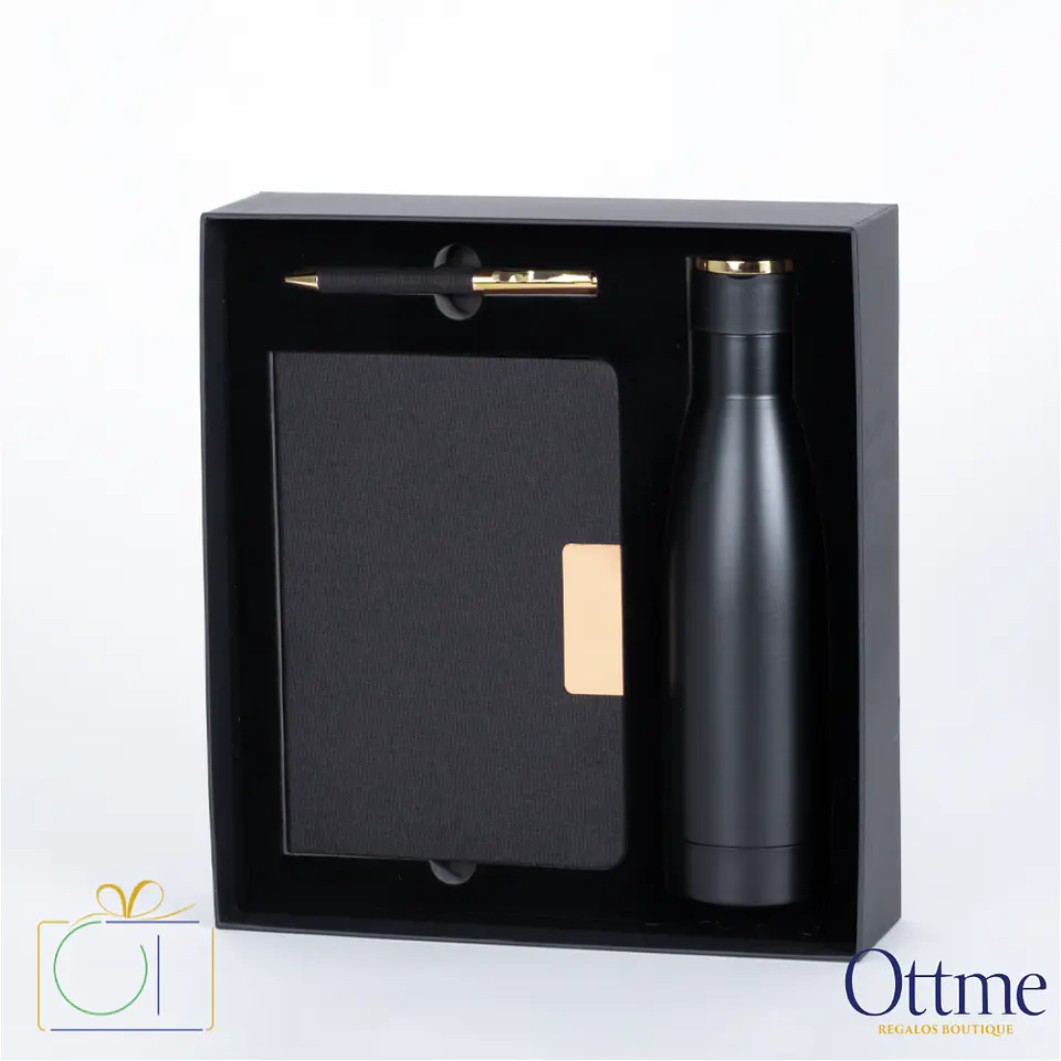 Set de Regalo EPIC Negro con Detalles Dorados Personalizable 1