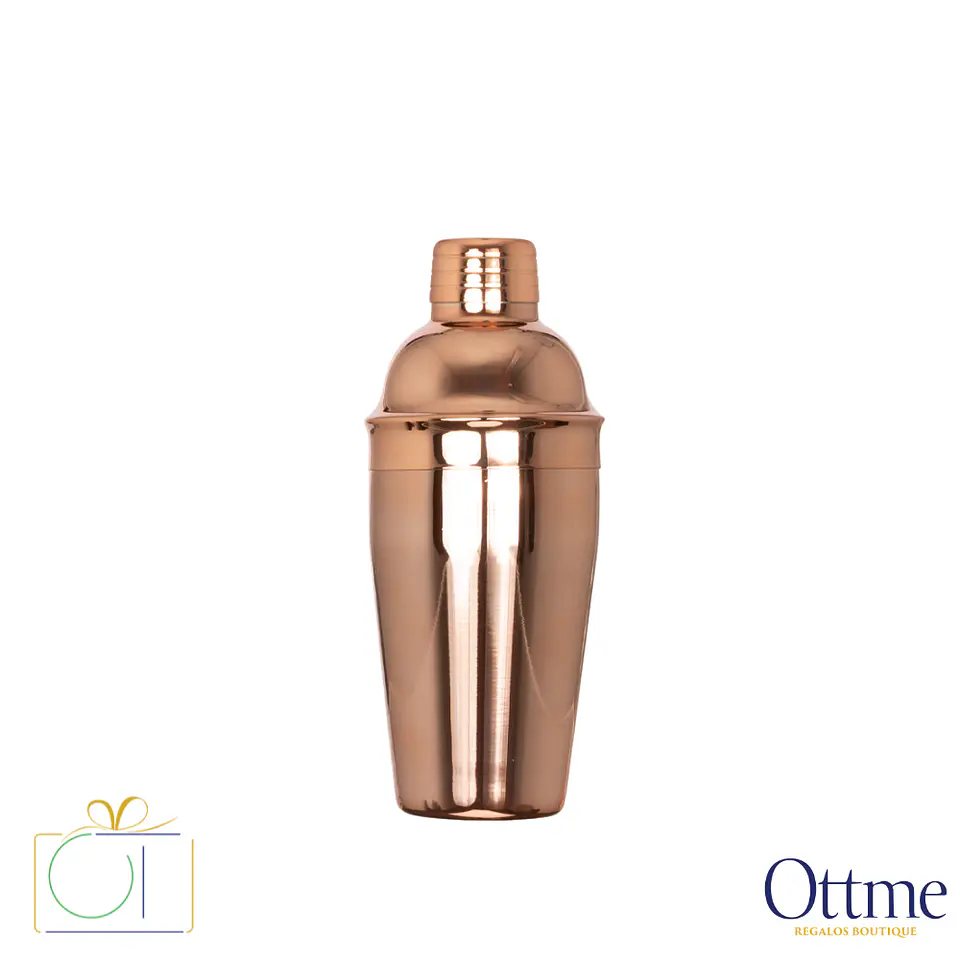 Coctelera Metálica Encobrizada COPPER 500cc Personalizable 1