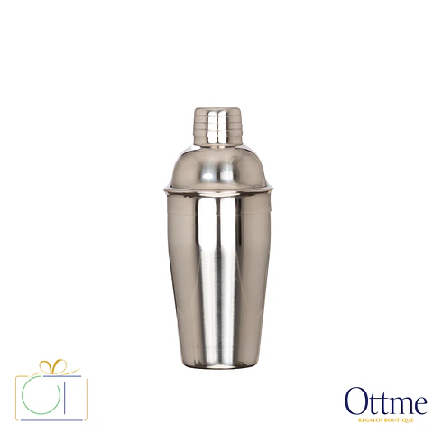 Coctelera Metálica Plateada SILVER 500cc Personalizable