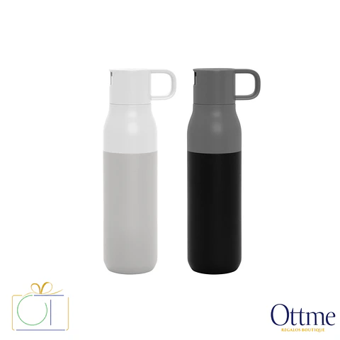 Botella Térmica con Dos Tapas ROLLING TOP 500cc Personalizable