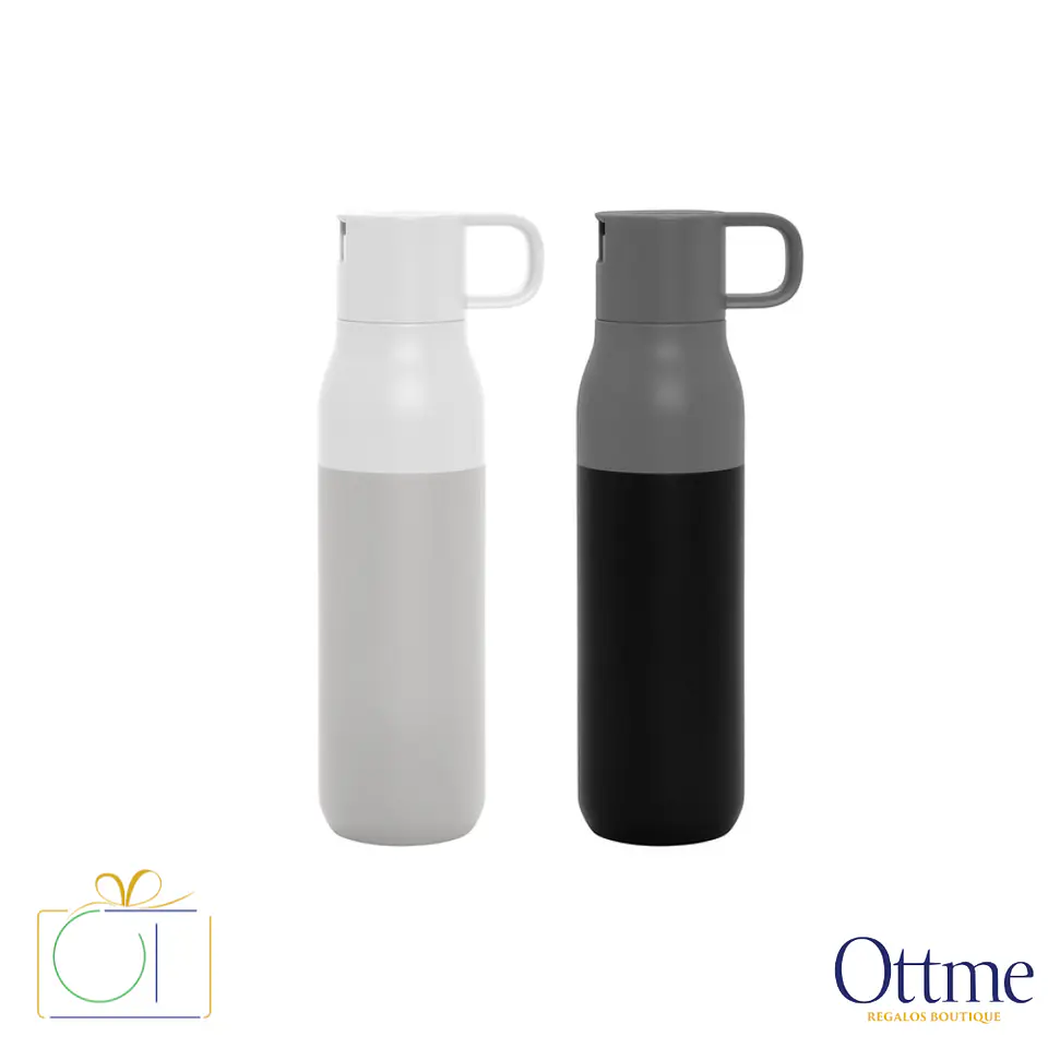 Botella Térmica con Dos Tapas ROLLING TOP 500cc Personalizable 1