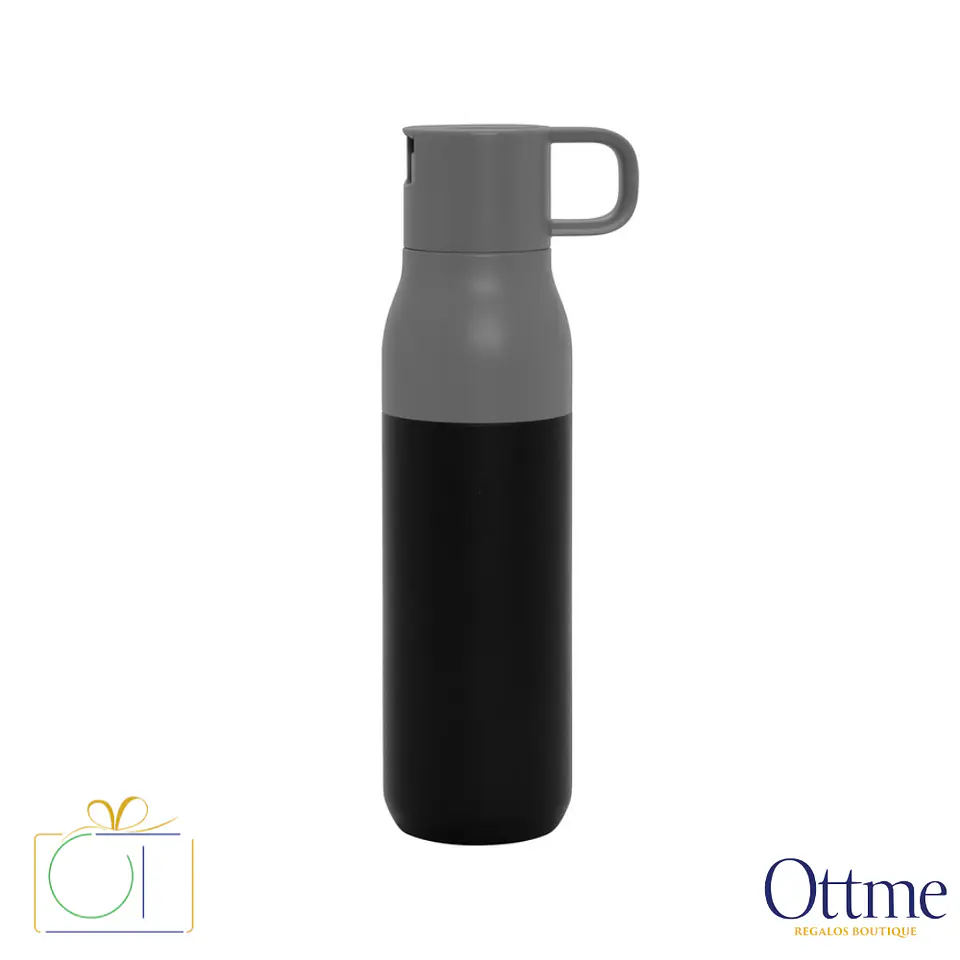 Botella Térmica con Dos Tapas ROLLING TOP 500cc Personalizable 3