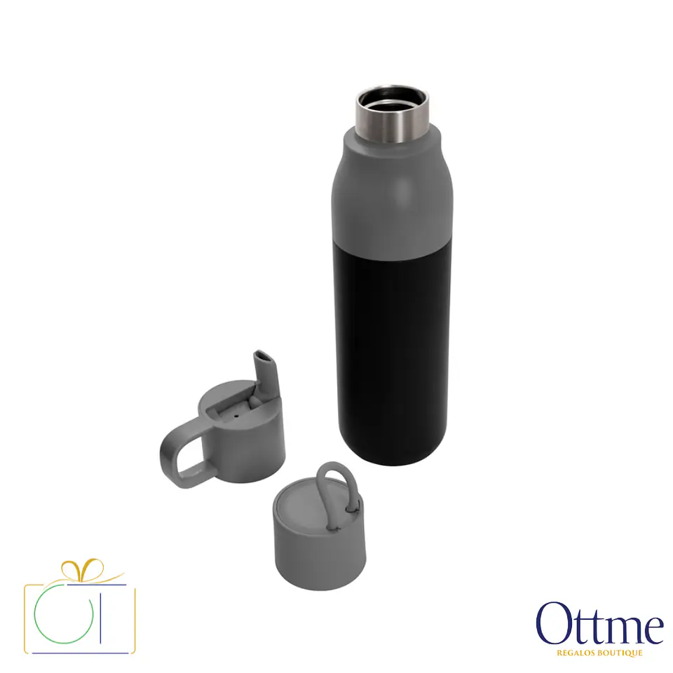 Botella Térmica con Dos Tapas ROLLING TOP 500cc Personalizable 4