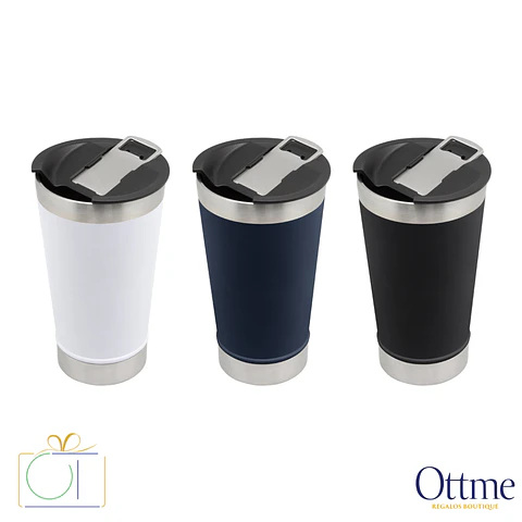 Mug Térmico MUG-BAR 500cc con Abridor Personalizable