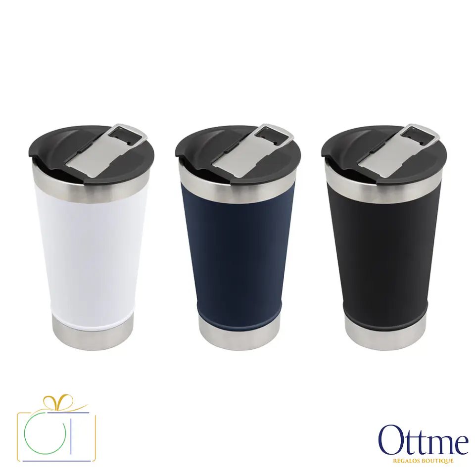 Mug Térmico MUG-BAR 500cc con Abridor Personalizable 1