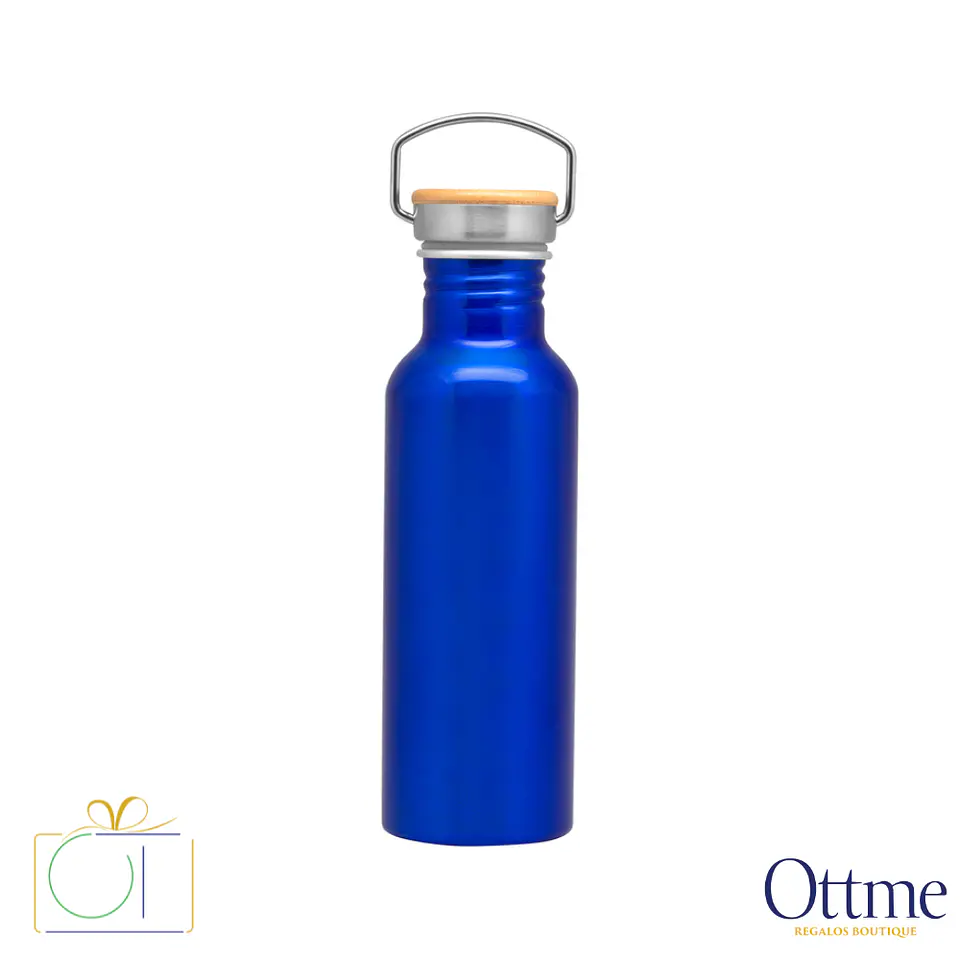 Botella ARMIN 750cc Aluminio y Bambú Personalizable 1