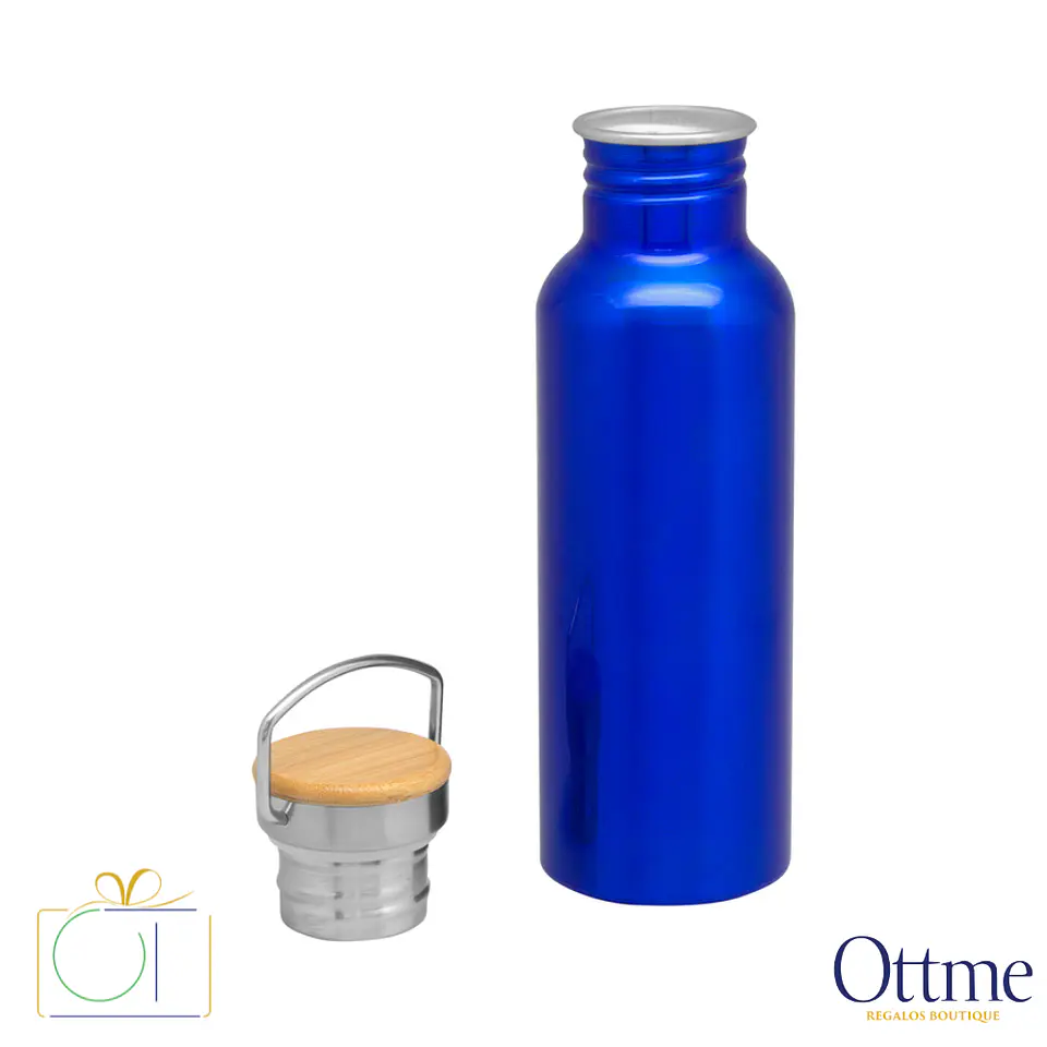 Botella ARMIN 750cc Aluminio y Bambú Personalizable 2