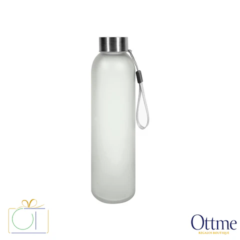 Botella LAGUNA 500cc Vidrio Frosty Personalizable