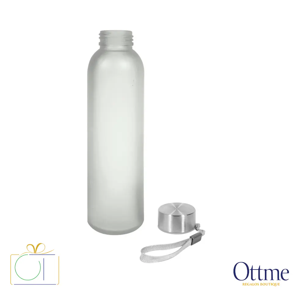 Botella LAGUNA 500cc Vidrio Frosty Personalizable 2