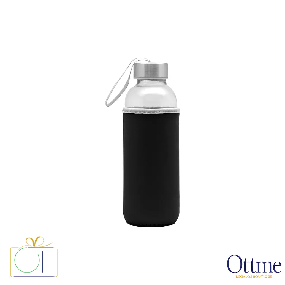 Botella BELIZE 440cc Vidrio con Neopreno Personalizable 6