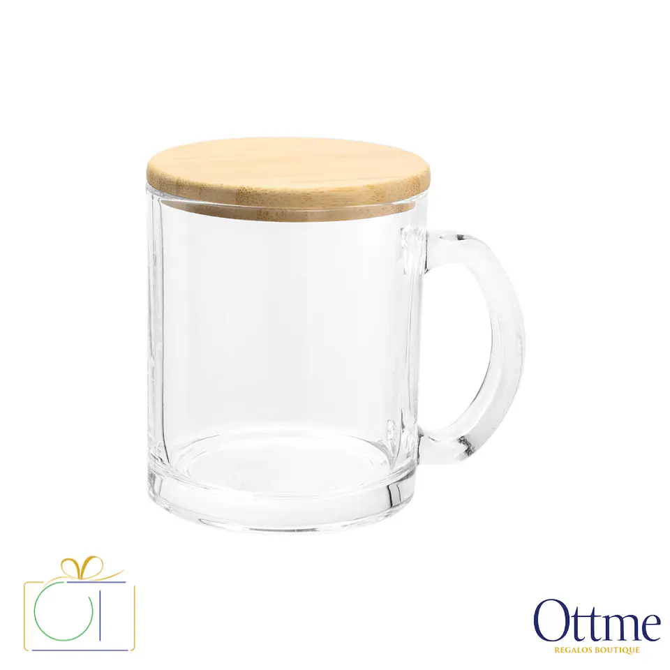 Taza MAGUI 350cc con Tapa Bambú Personalizable 1