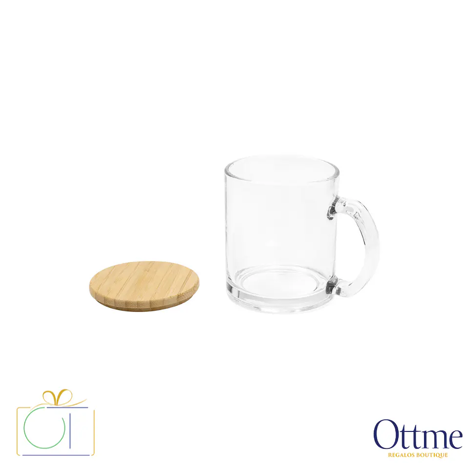 Taza MAGUI 350cc con Tapa Bambú Personalizable 3