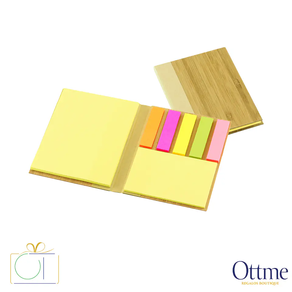 Memo Set de Bamboo Personalizable 2