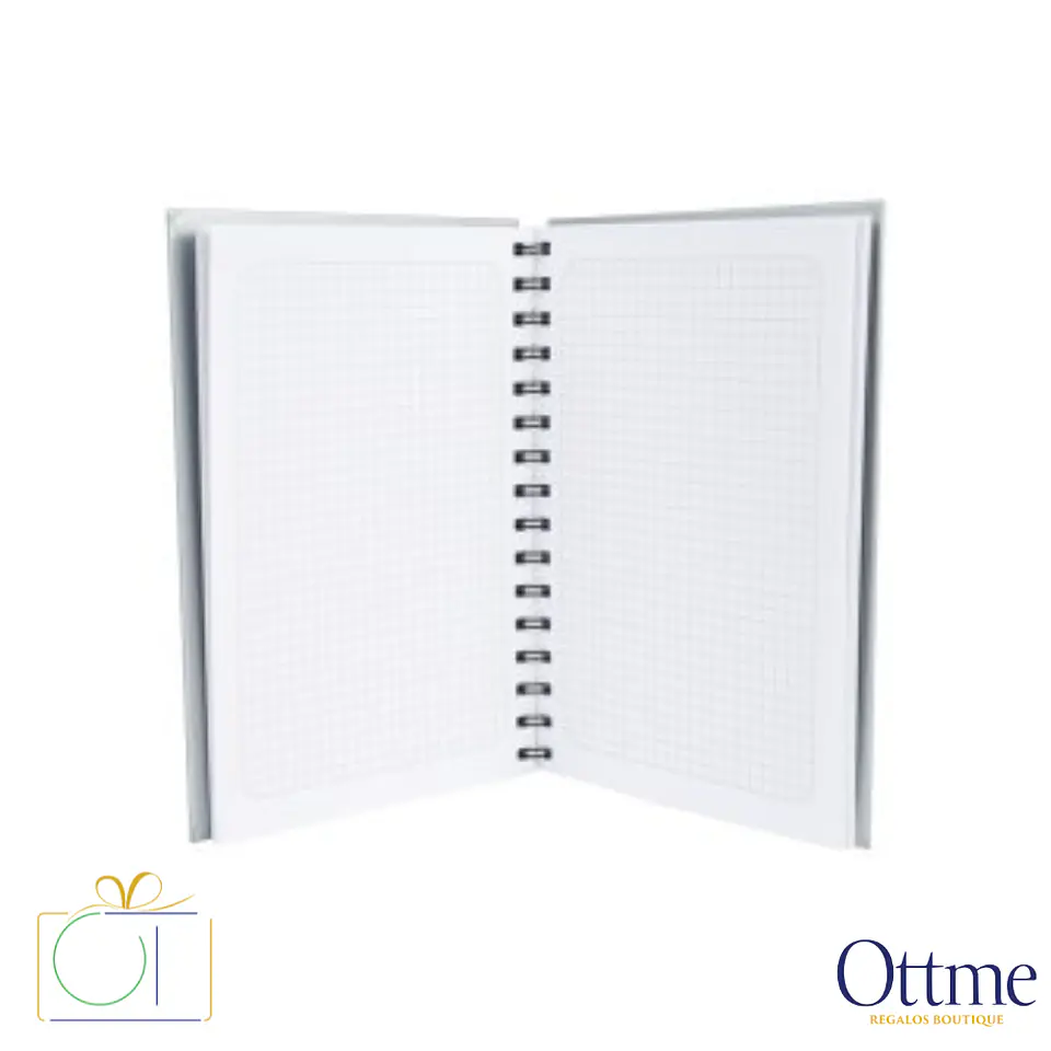 Cuaderno Matemáticas Tapa Plateada A5 Personalizable 2