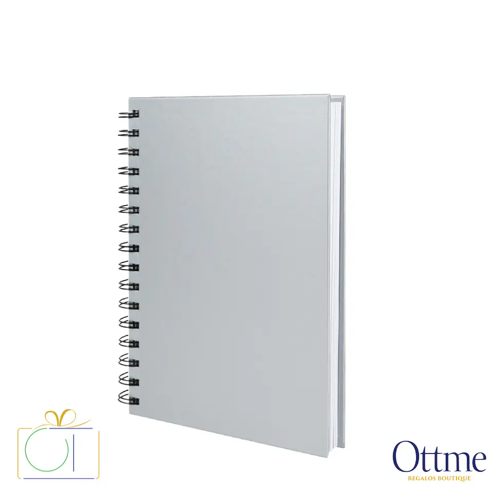 Cuaderno Matemáticas Tapa Plateada A5 Personalizable 1