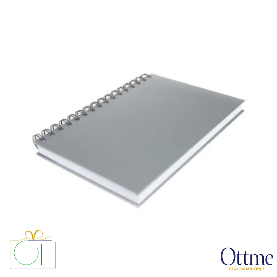 Cuaderno Matemáticas Tapa Plateada A5 Personalizable 3