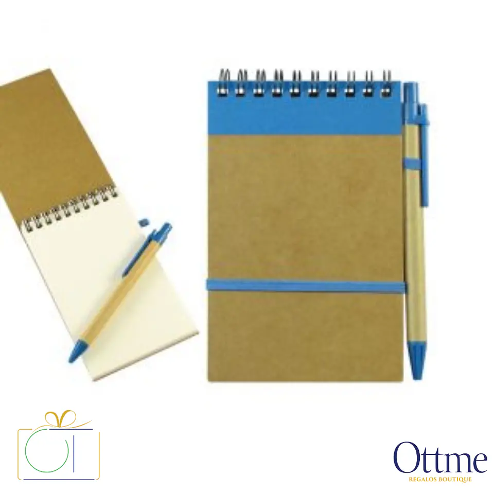 Libreta Ecológica con Bolígrafo Personalizable 2