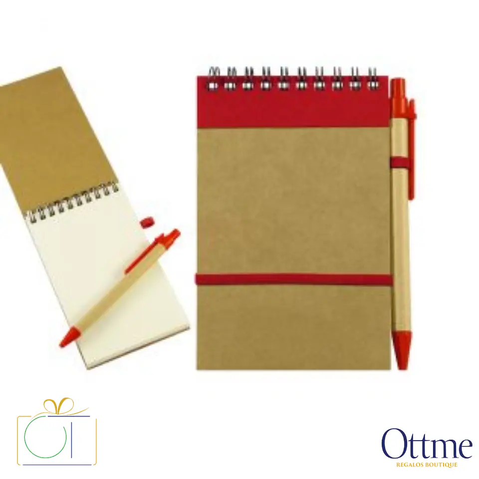 Libreta Ecológica con Bolígrafo Personalizable 5