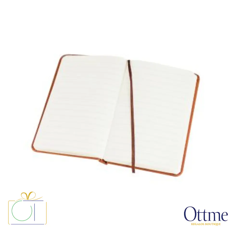 Libreta de PU Café Claro A6 Personalizable 2