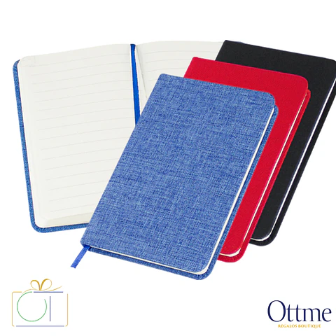 Libreta de Tela Lino A6 Personalizable