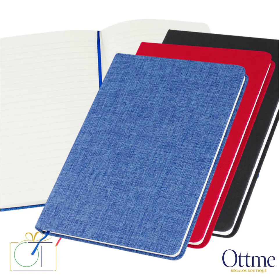 Cuaderno de Tela Lino A5 Personalizable 1
