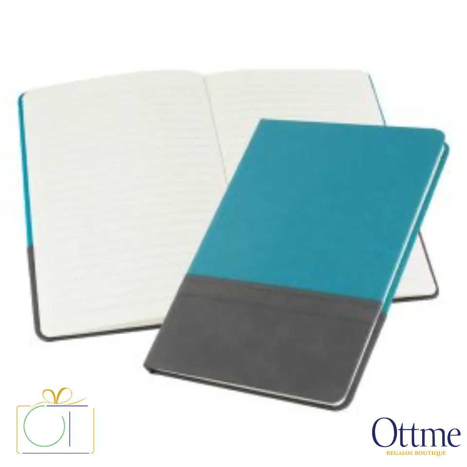 Cuaderno Velvet PU Bicolor A5 Personalizable 2
