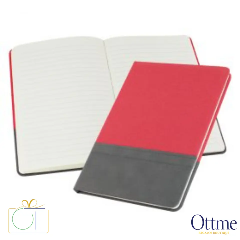 Cuaderno Velvet PU Bicolor A5 Personalizable 4