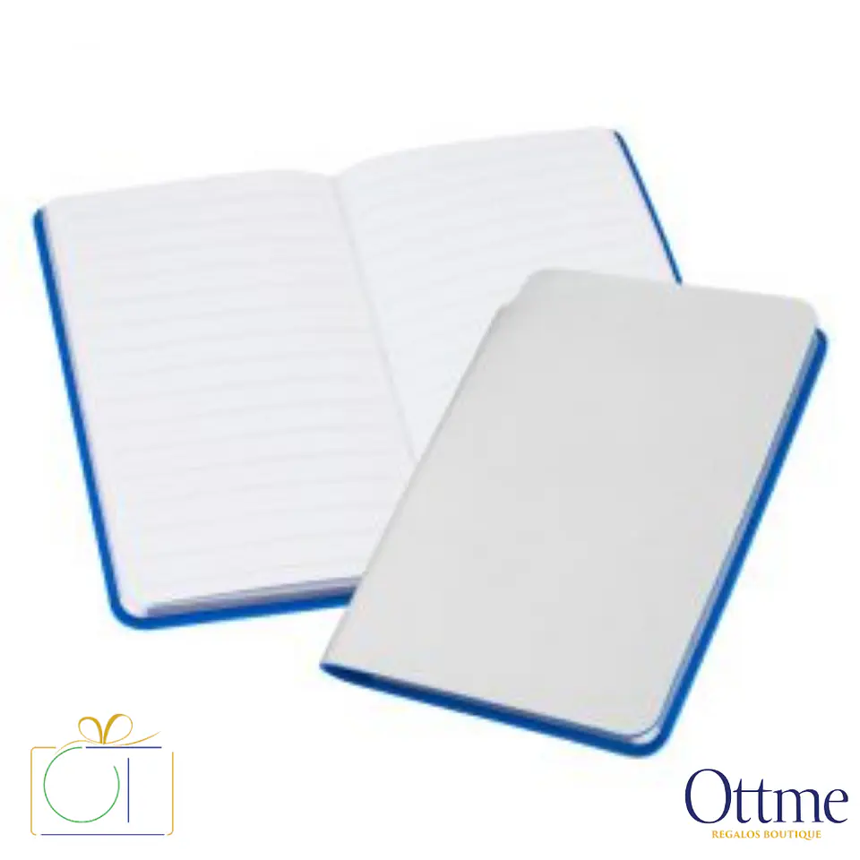 Libreta SILVER PU Plateado A6 Personalizable 2