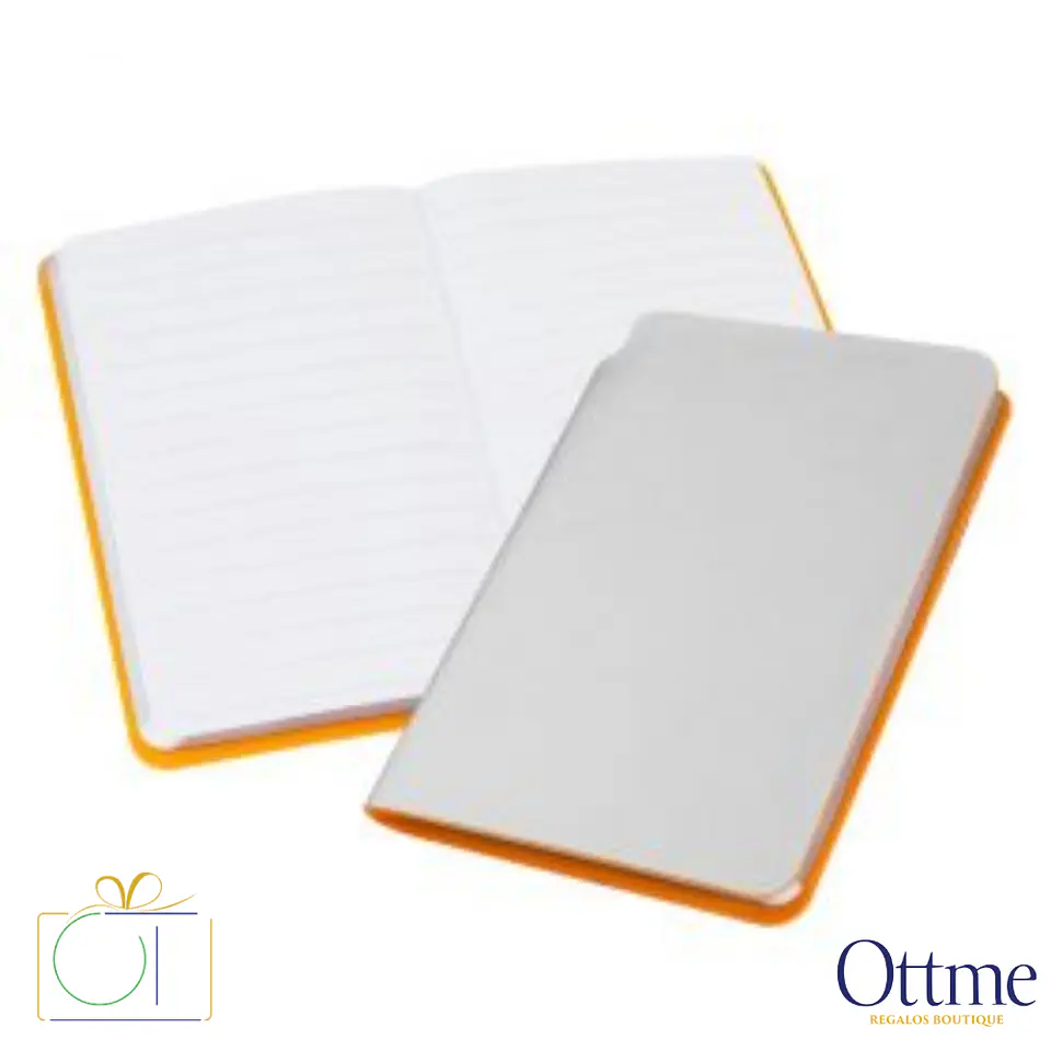 Libreta SILVER PU Plateado A6 Personalizable 3