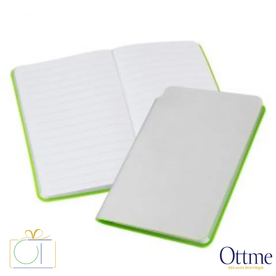Libreta SILVER PU Plateado A6 Personalizable 5